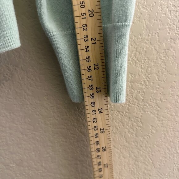 J.Crew Cashmere Blend Cotton Sweater Women S Blue Pullover Minimal Prep Warm - Picture 6 of 12